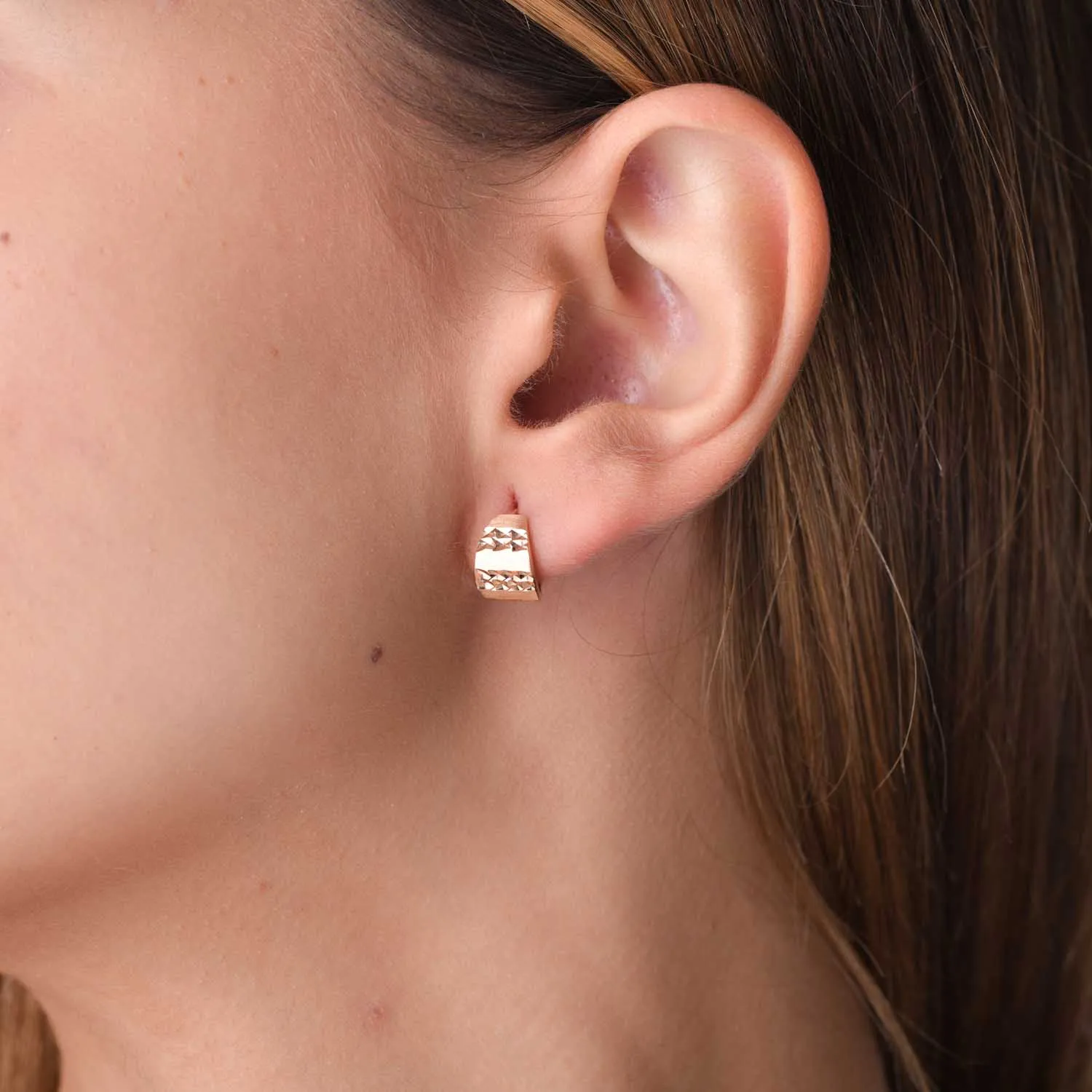 14K rose gold earrings