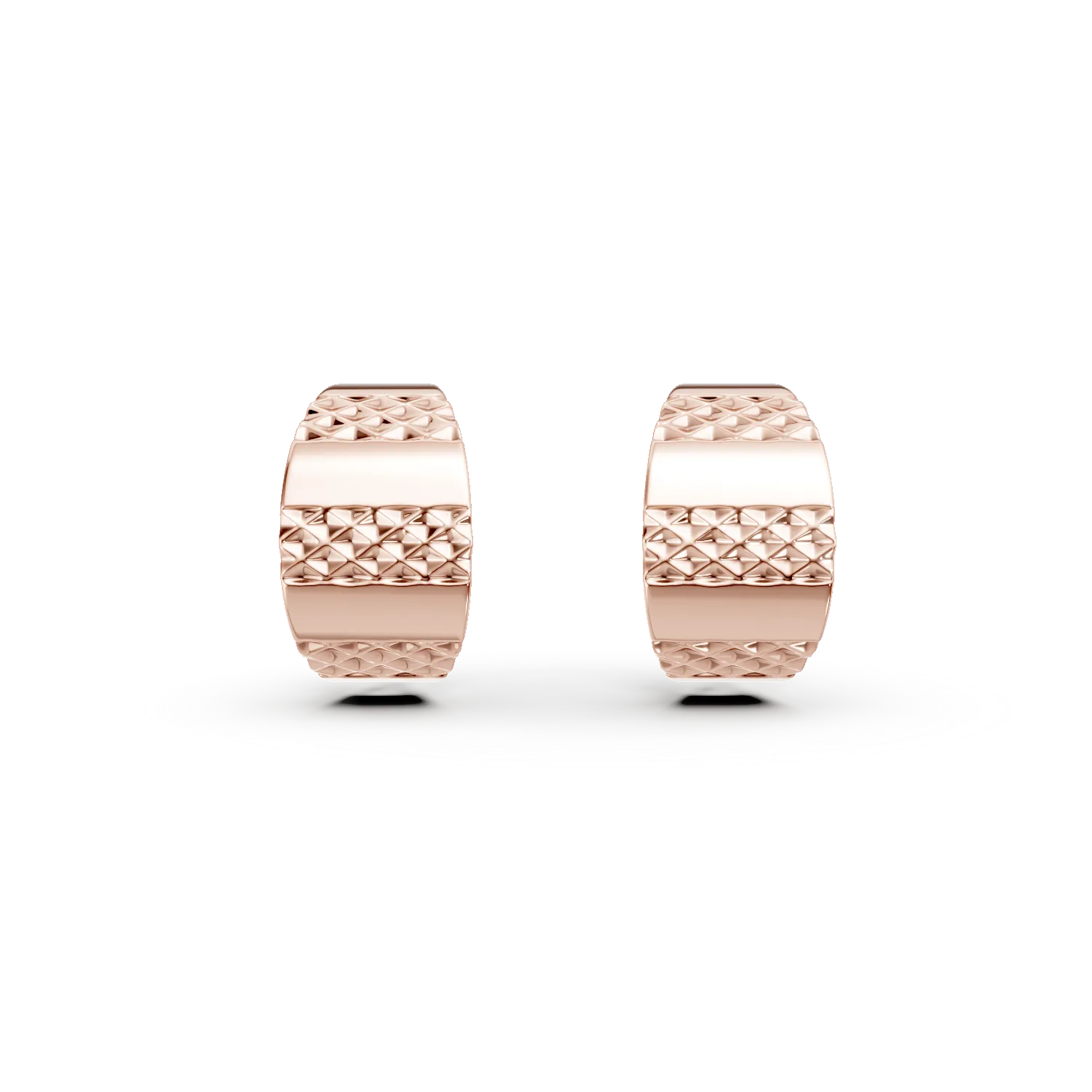 Обеци от 14K розово злато