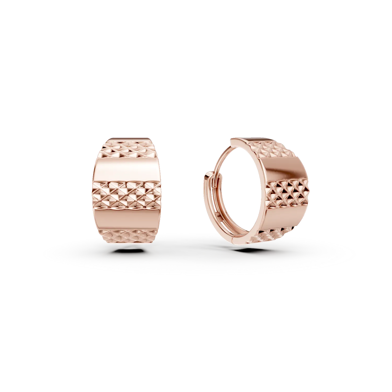 Обеци от 14K розово злато