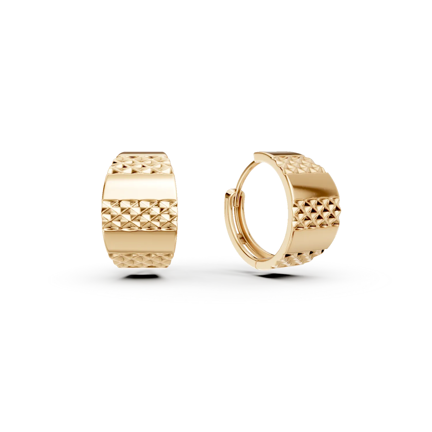 Обеци от 14K жълто злато