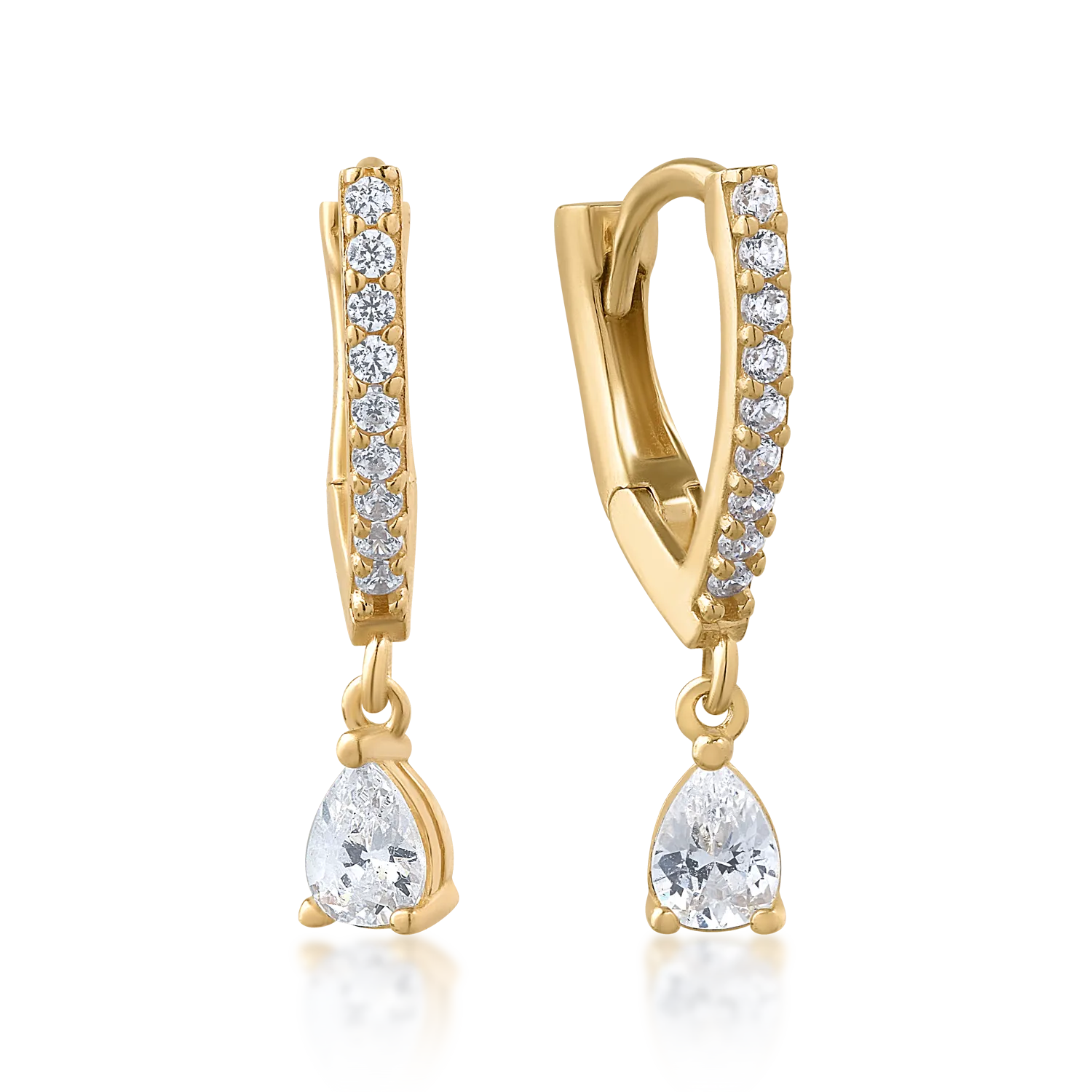 14K yellow gold earrings