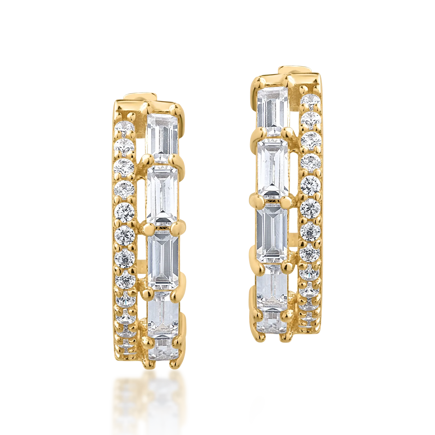 14K yellow gold earrings