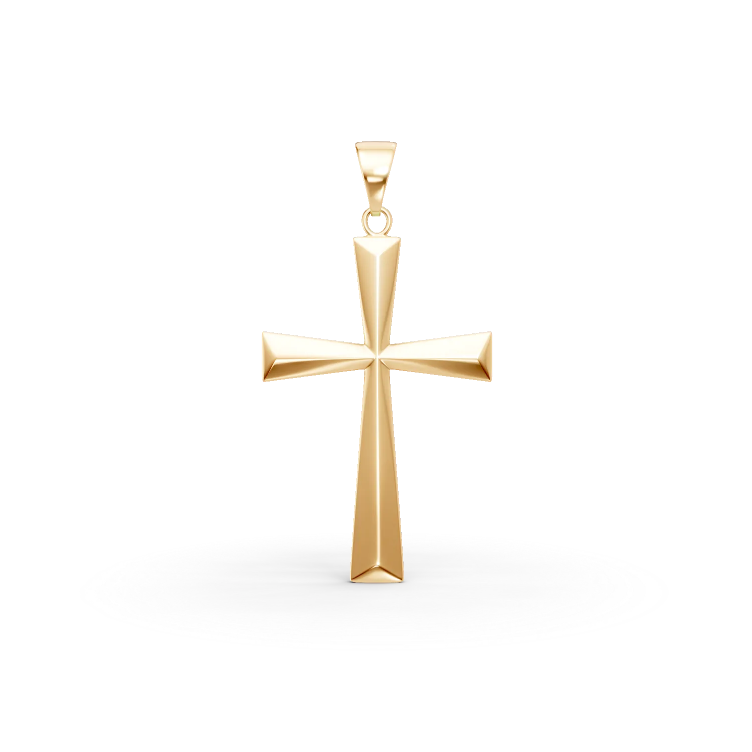 14K sárga arany kereszt medál-127650