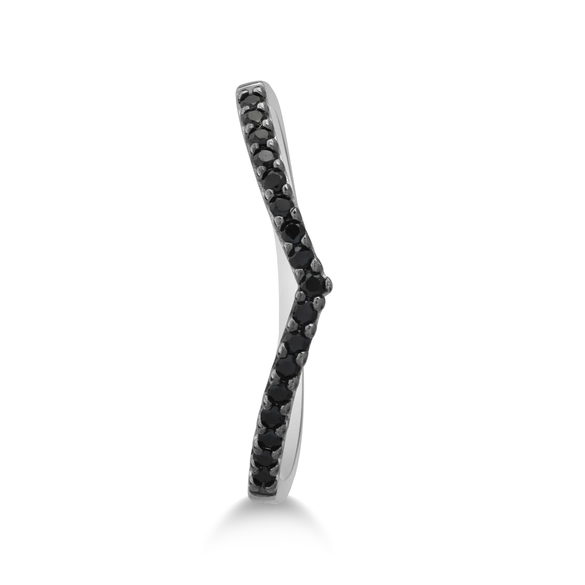 Fehérarany fél örökkévalóság gyűrű mikrokeményítő cirkóniával