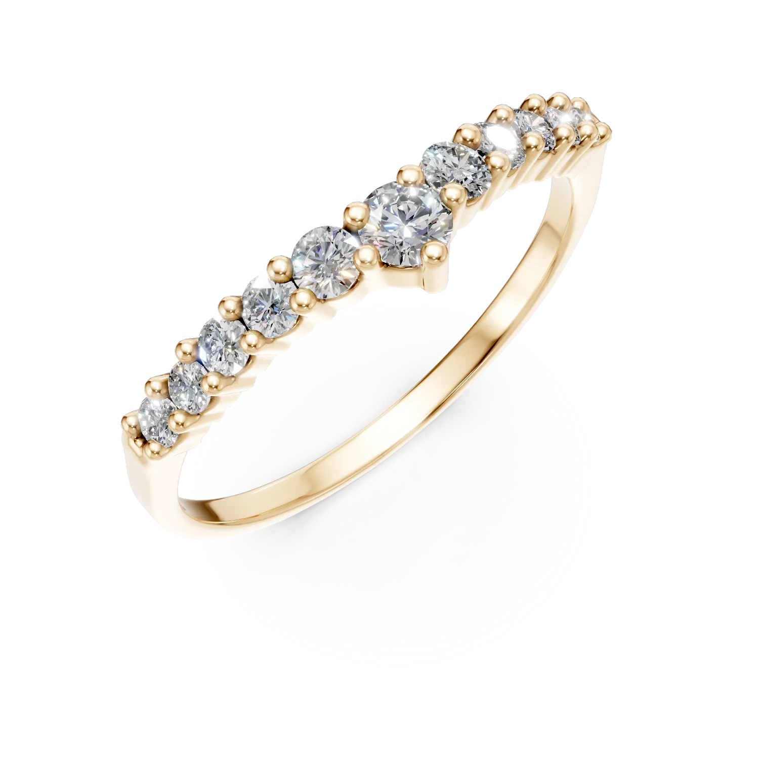 Inel din aur galben de 14K-151821