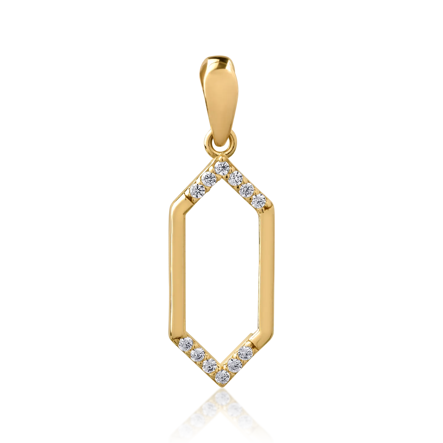 14K yellow gold pendant