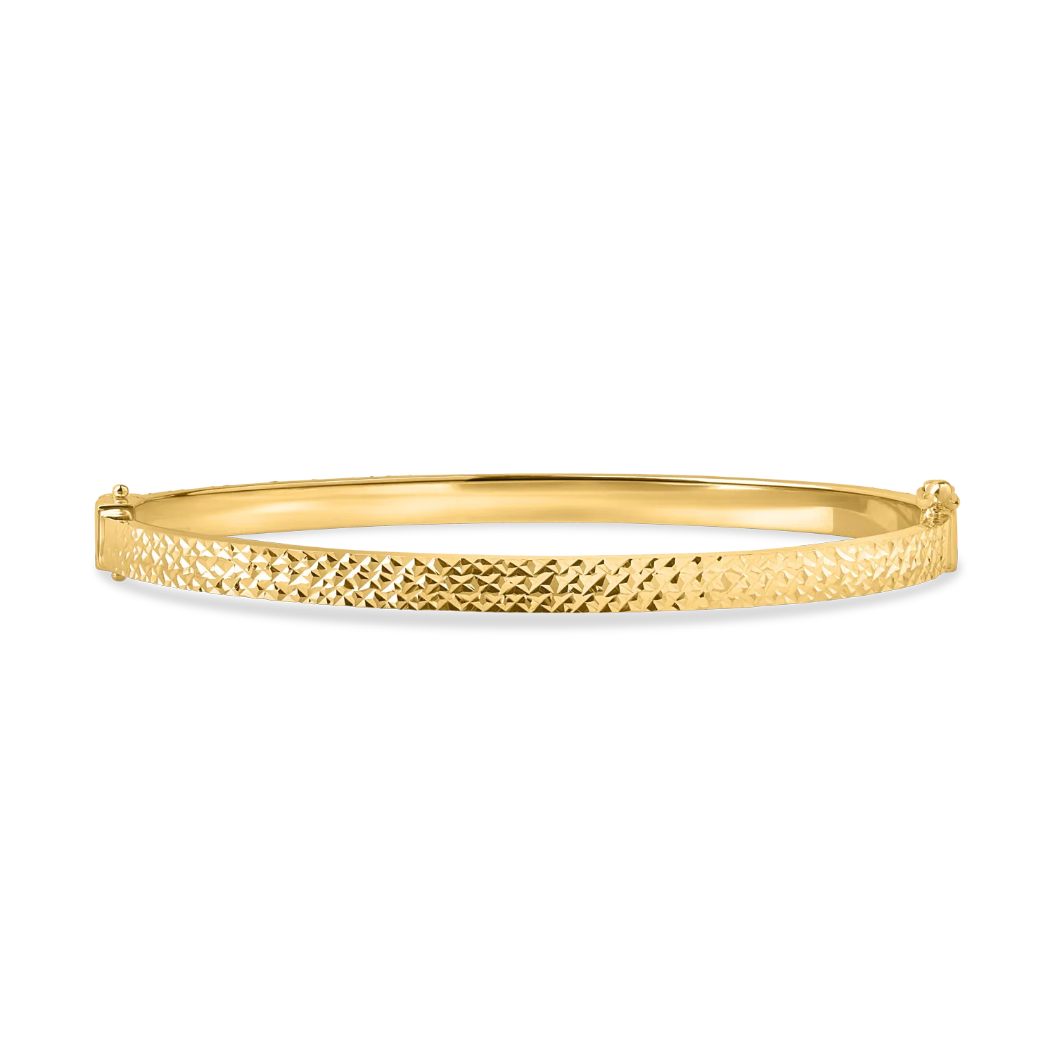 Yellow gold bangle