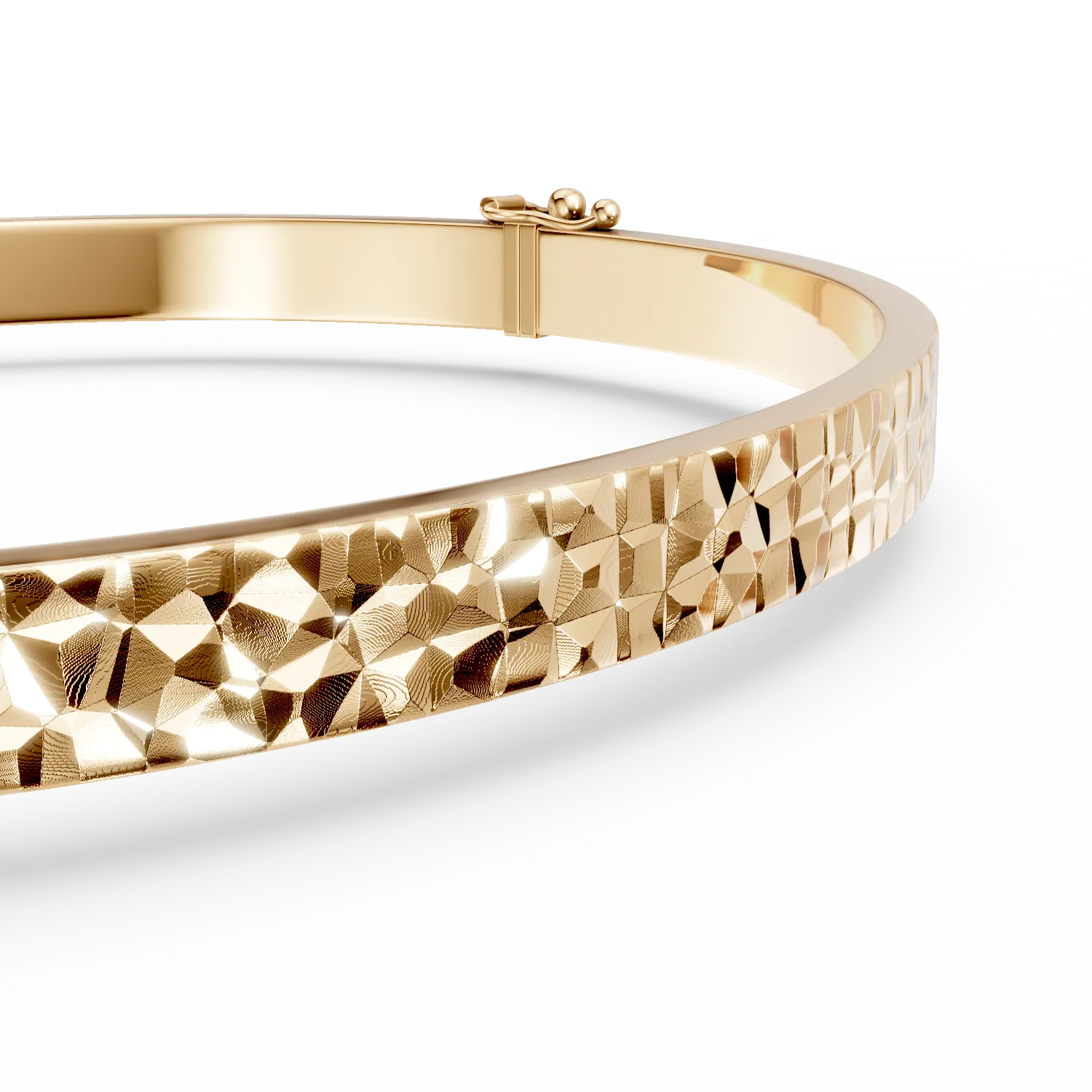 Bratara fixa din aur galben