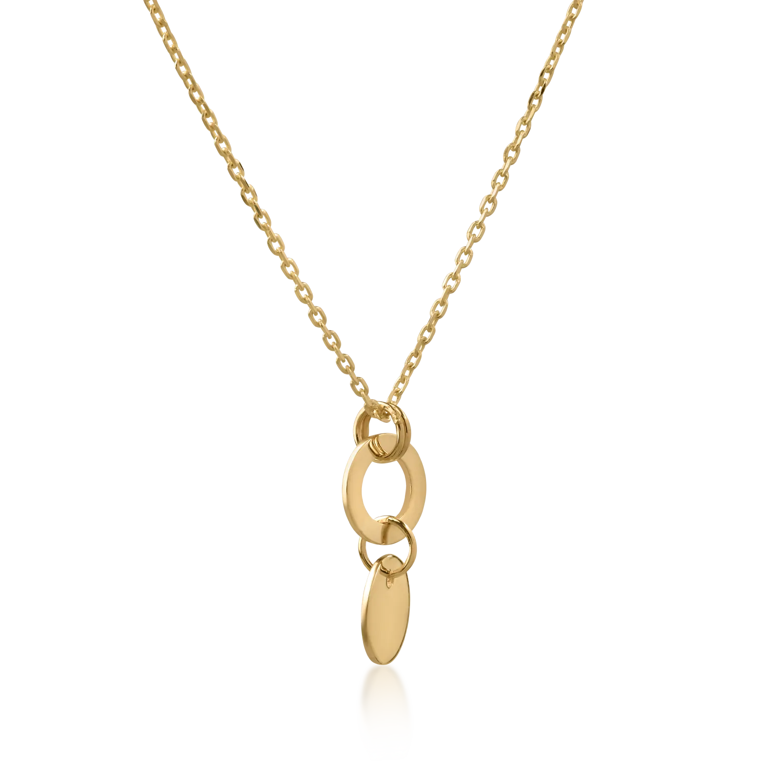 14K yellow gold pendant chain