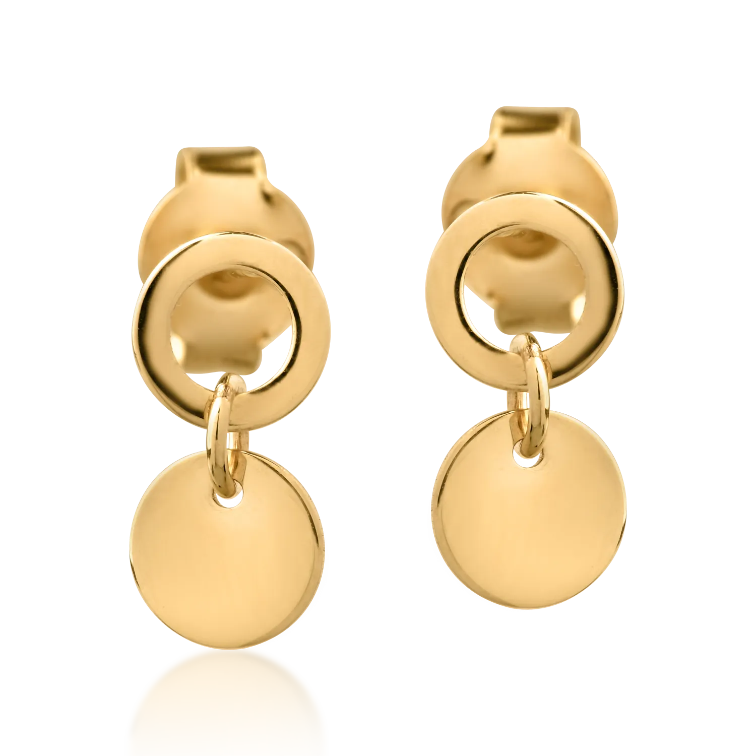 14K yellow gold earrings