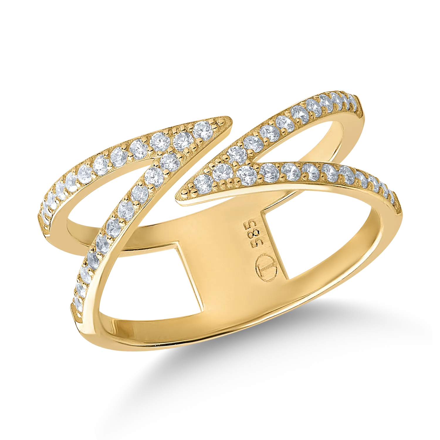 Inel din aur galben de 14K-128567