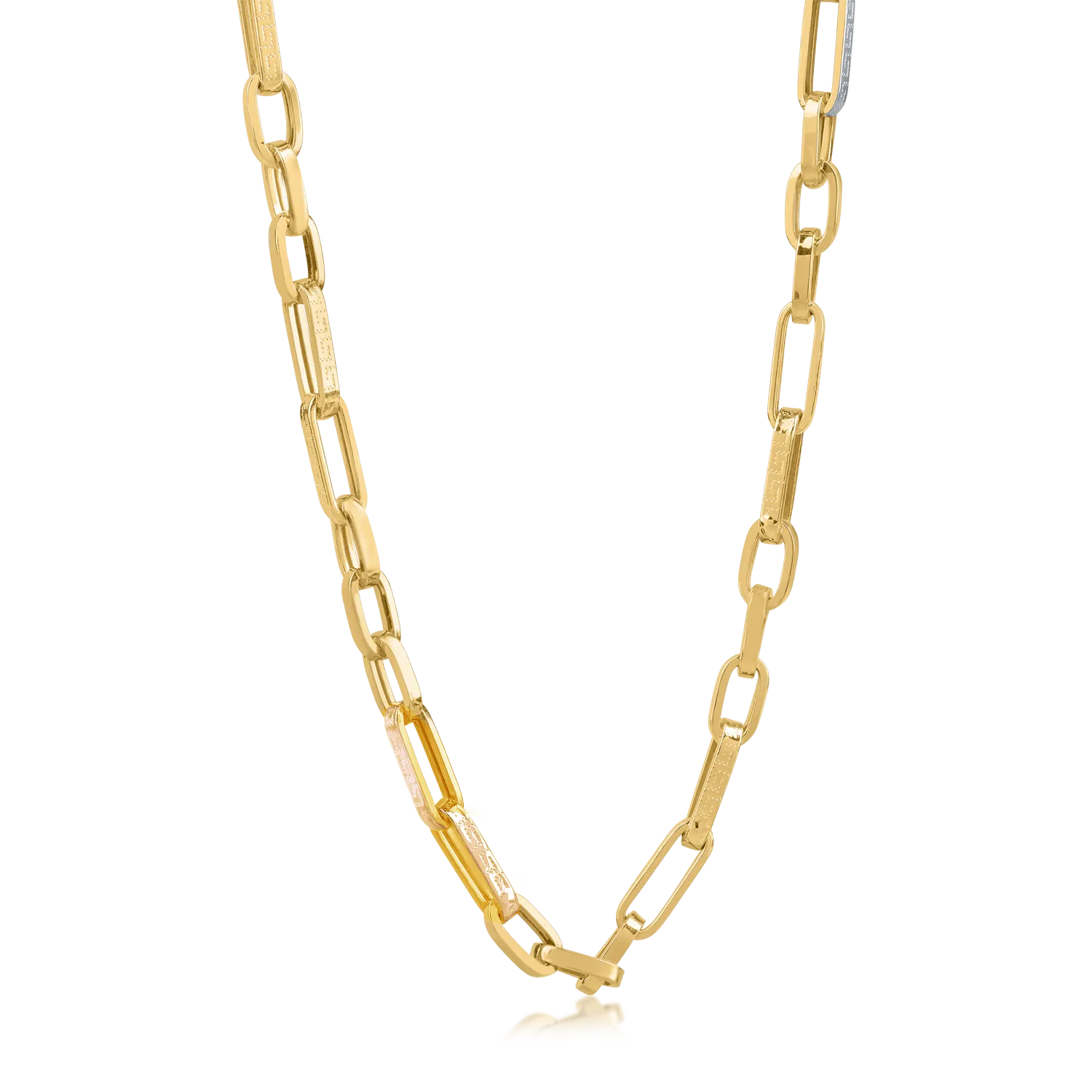 Yellow gold men's chain