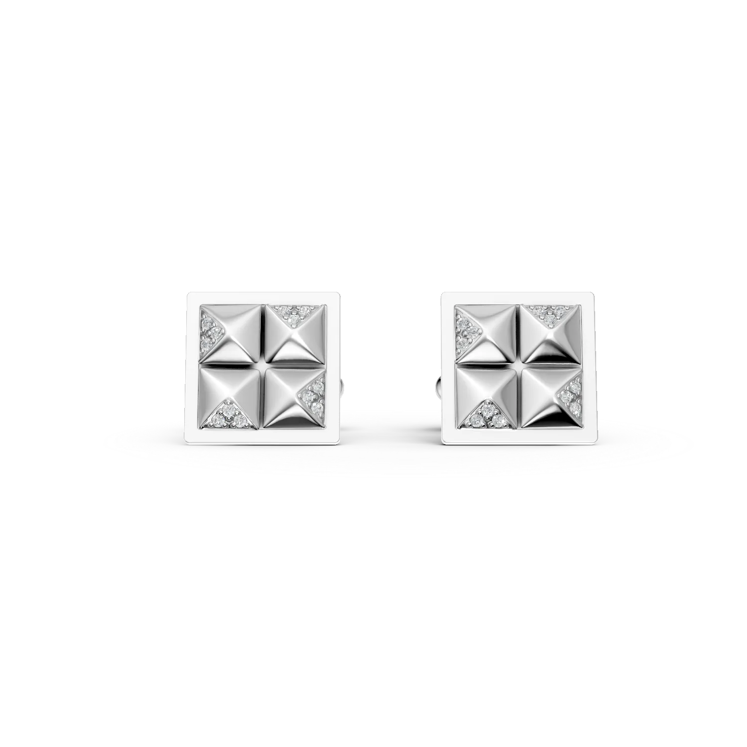 Butoni Silver Pyramid