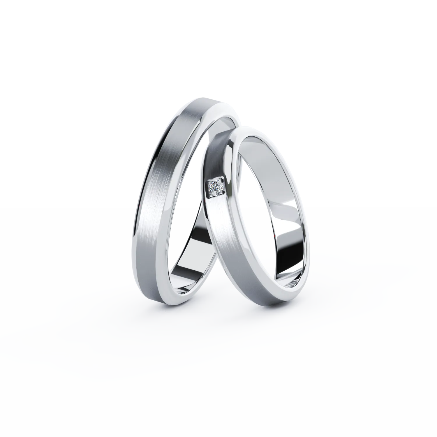 SERENITY gold wedding ring