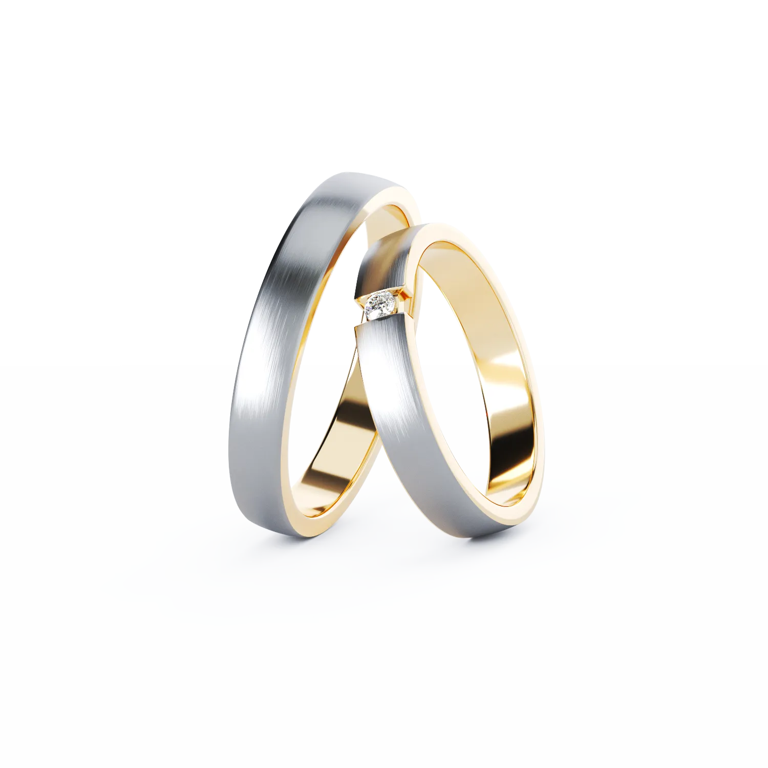 BESPOKE gold wedding rings