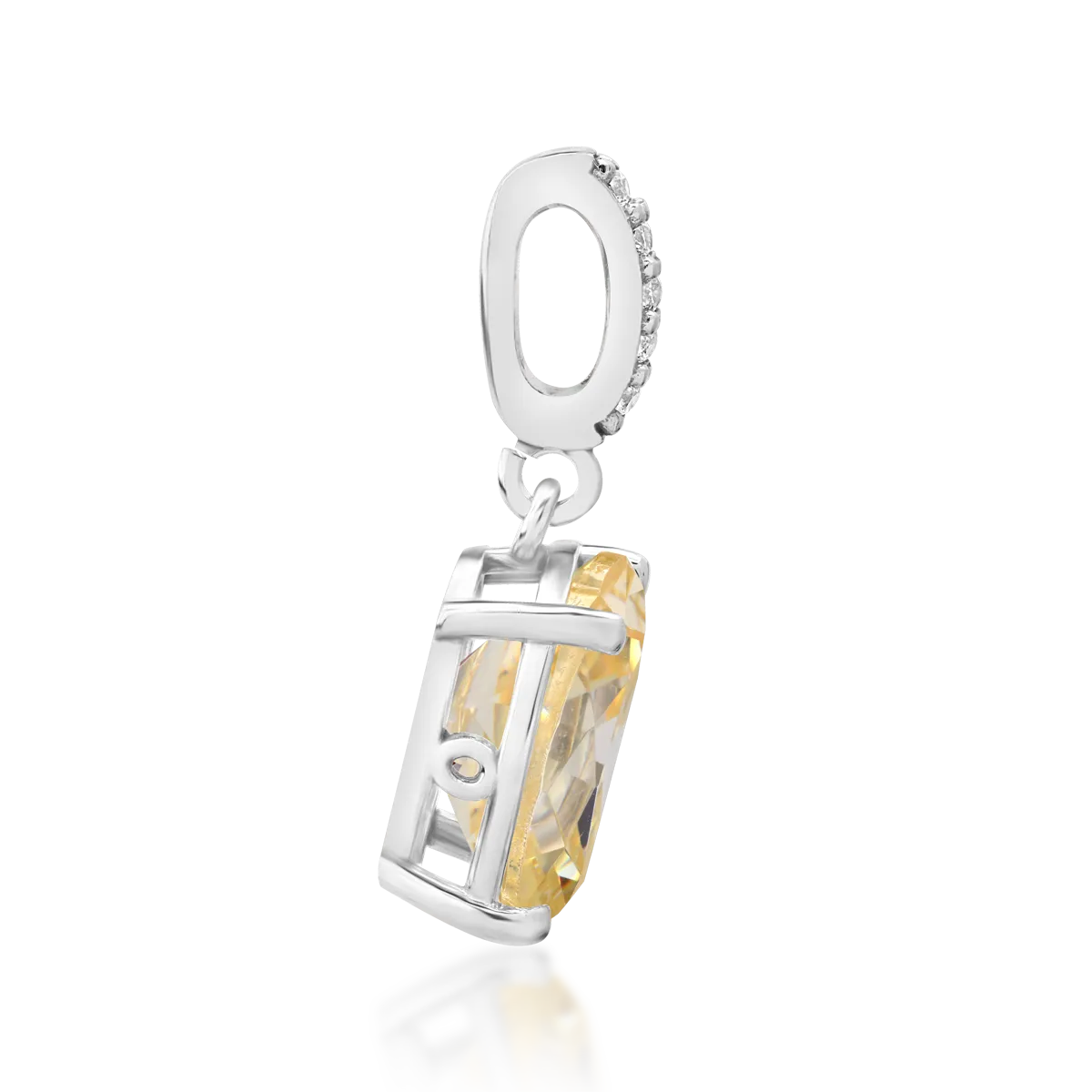 White gold pendant