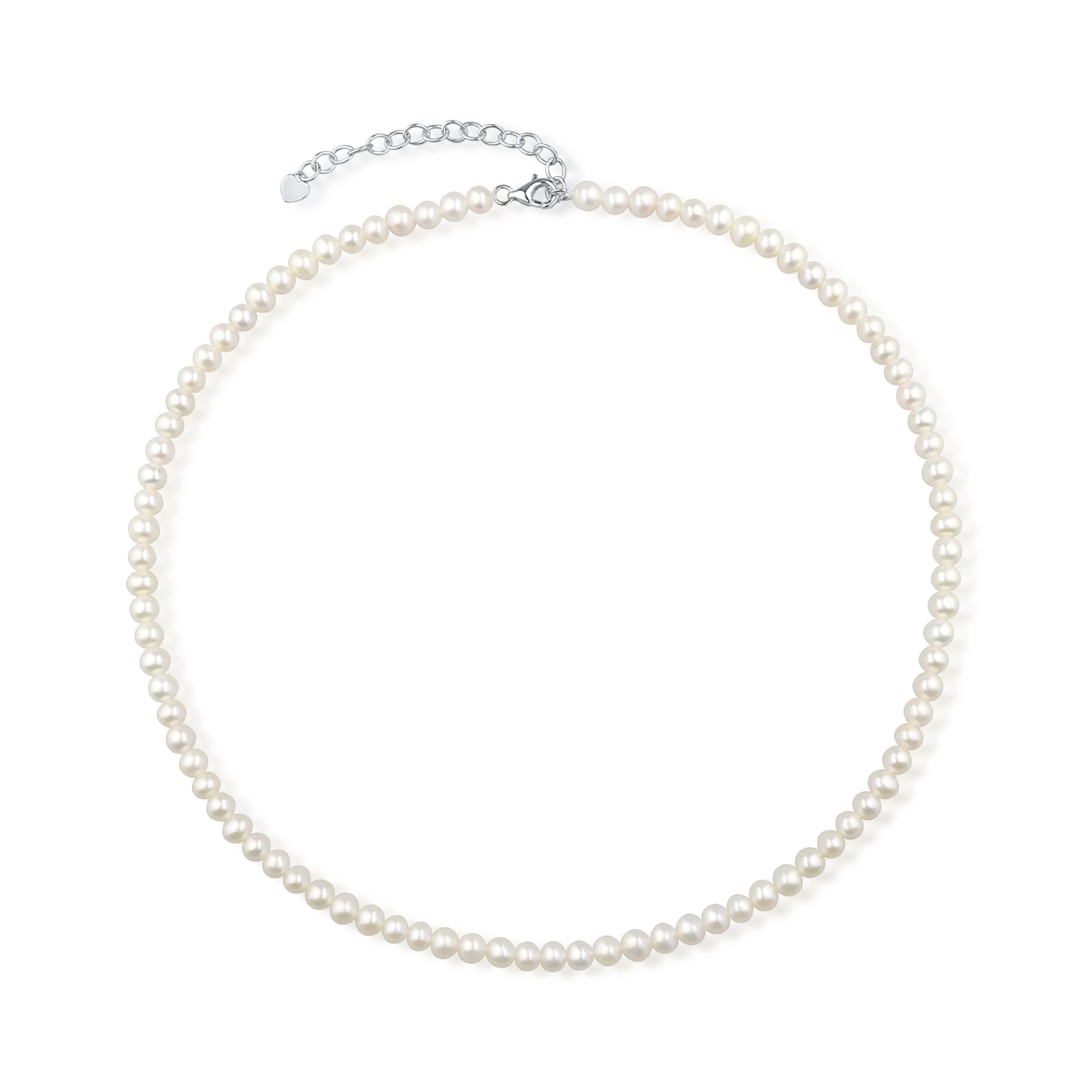 White gold necklace with 45.54ct pearls