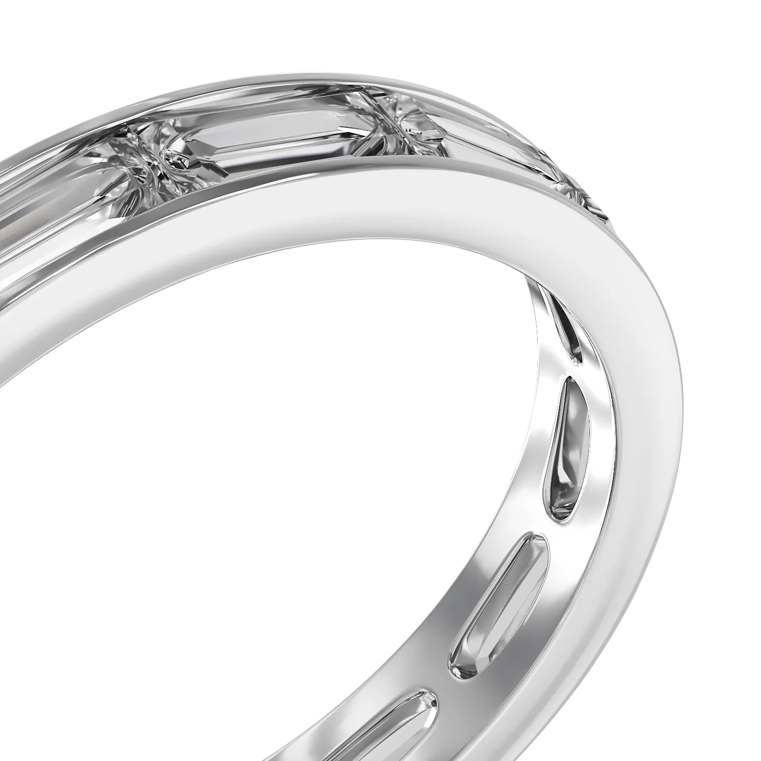 Eternity ring in white gold with 1.75ct diamonds