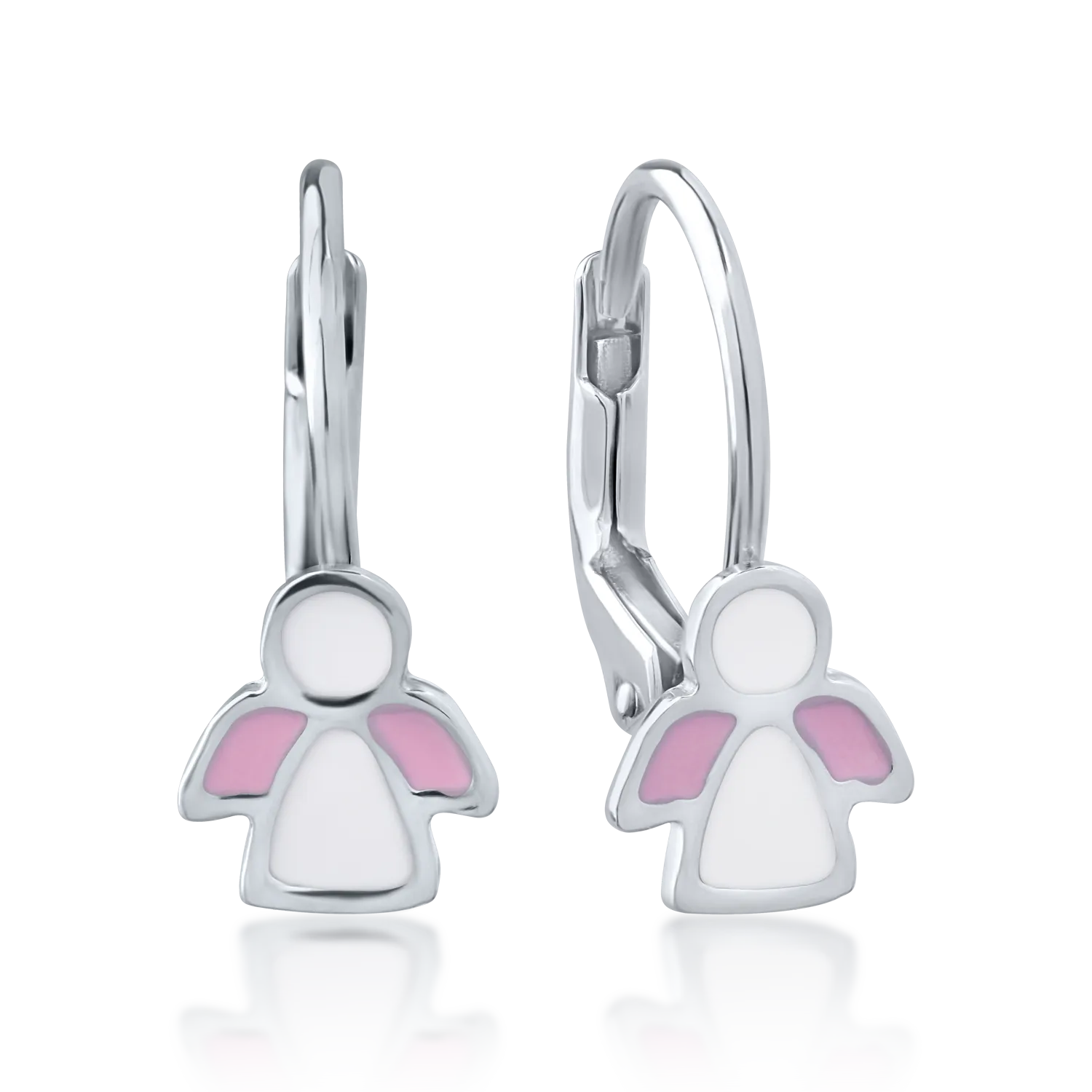 Cercei pentru copii din aur alb