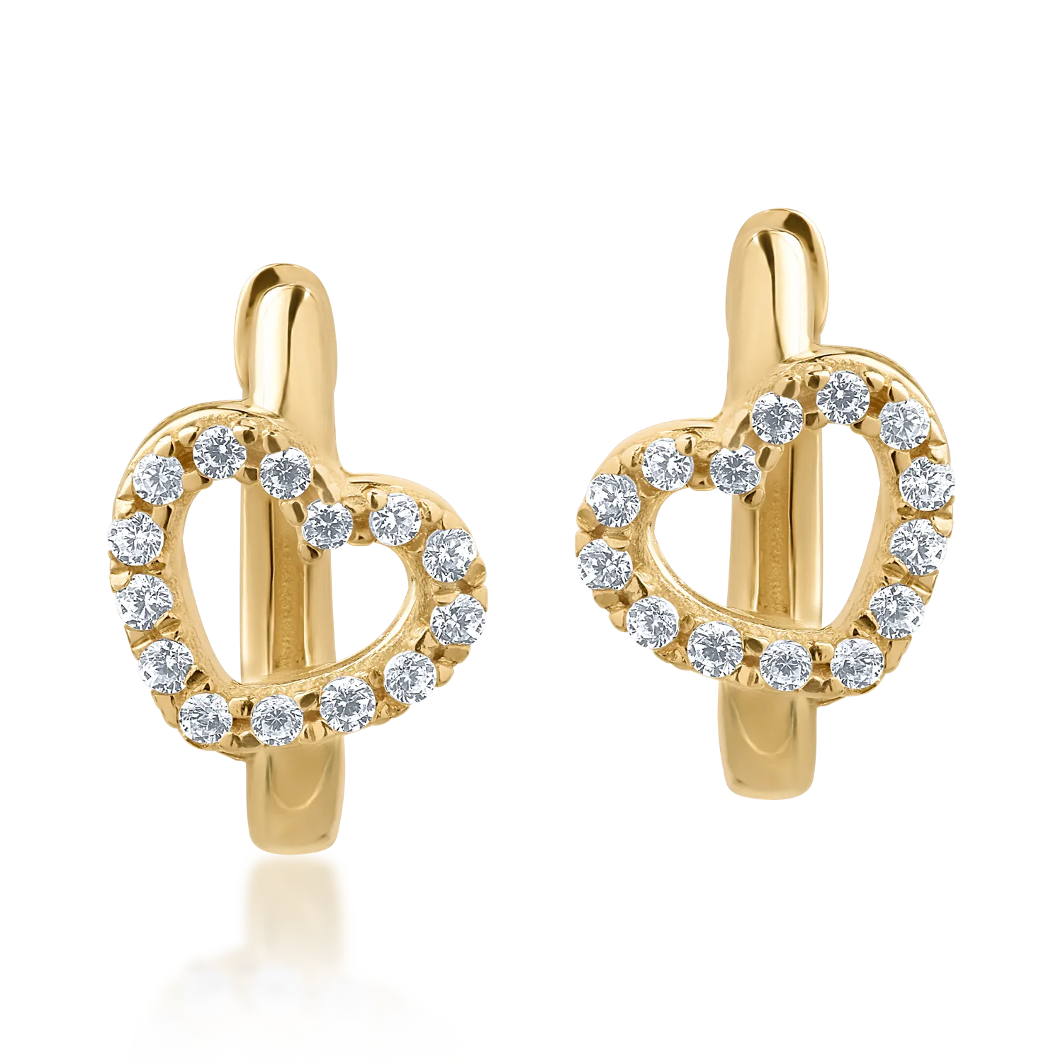 14K yellow gold earrings