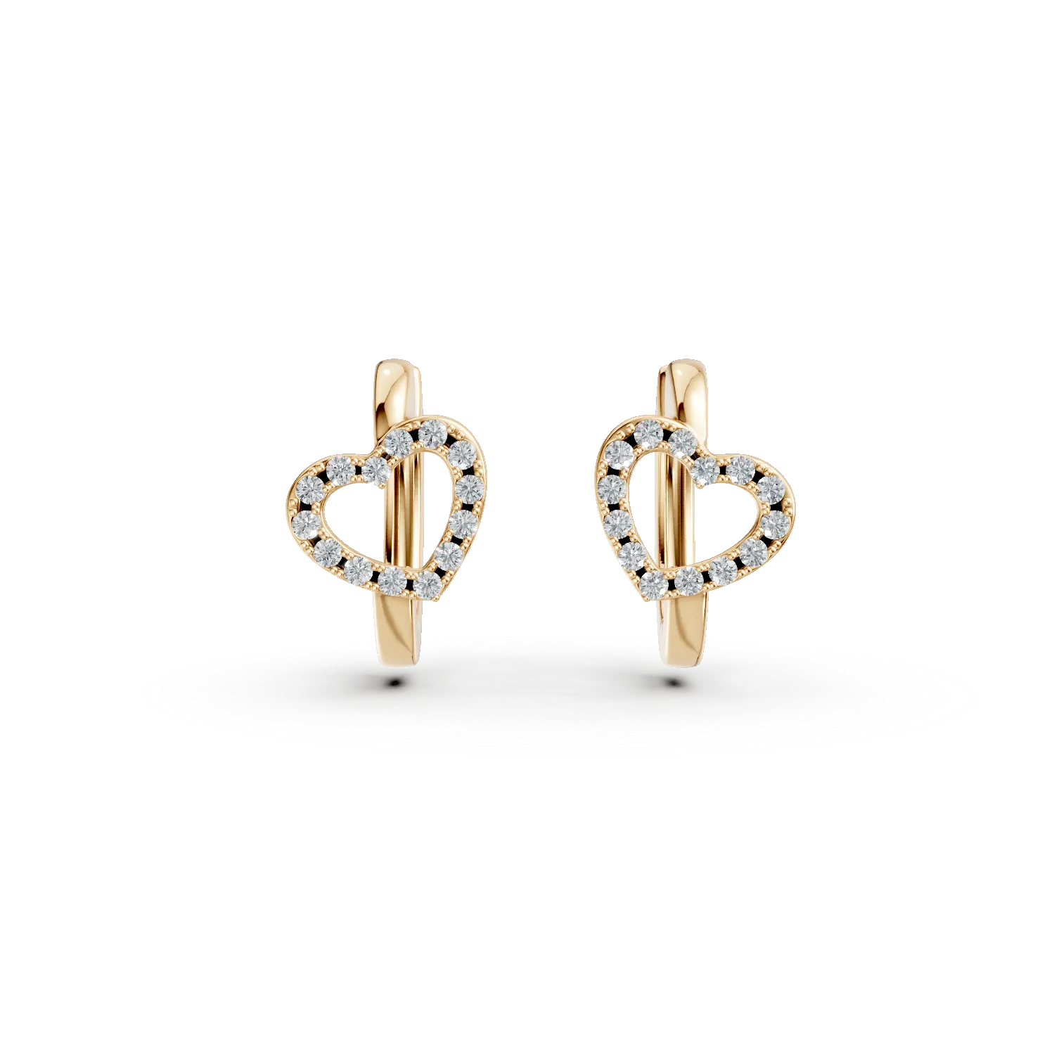 Cercei din aur galben de 14K-151667