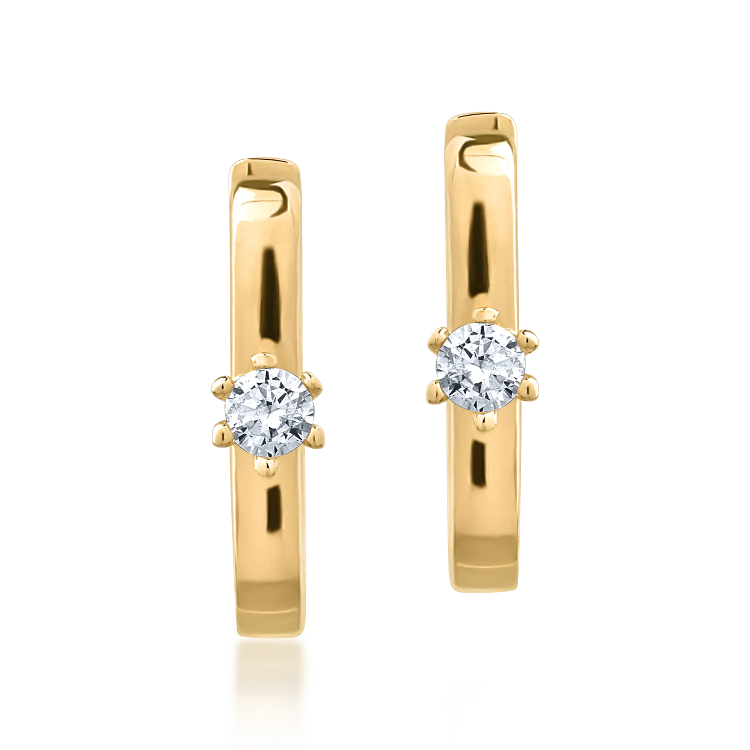 14K yellow gold earrings