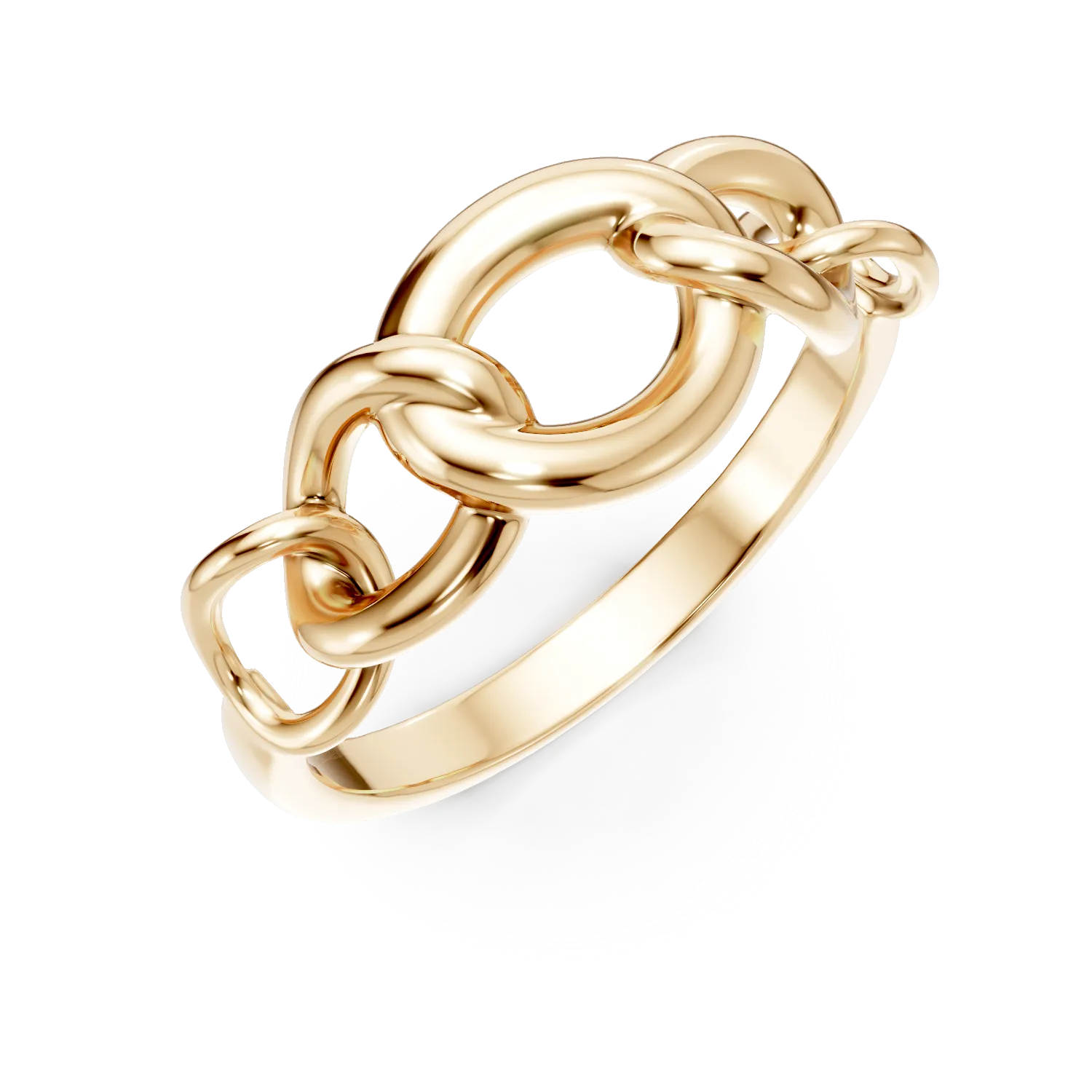 Inel din aur galben de 14K-151675