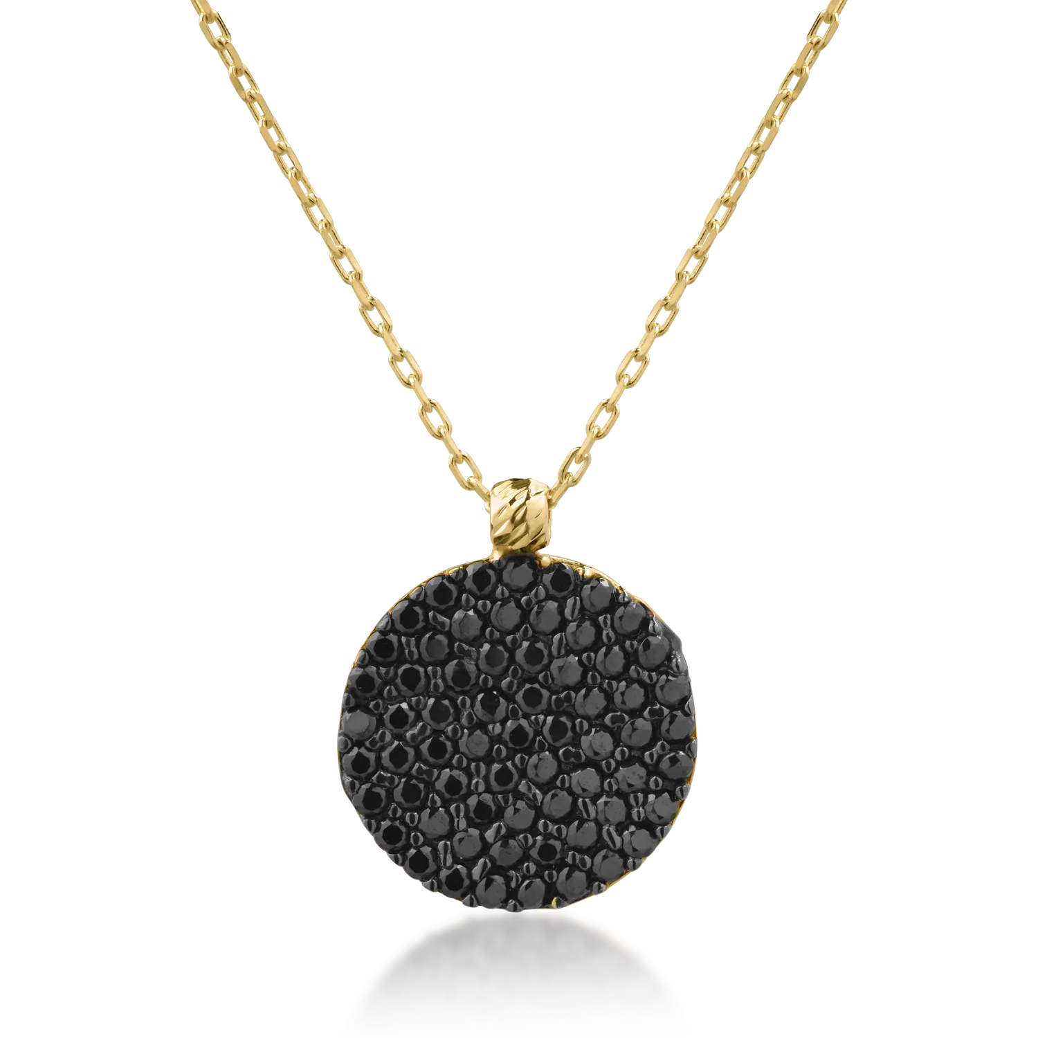 14K sárga arany medál nyaklánc-151702