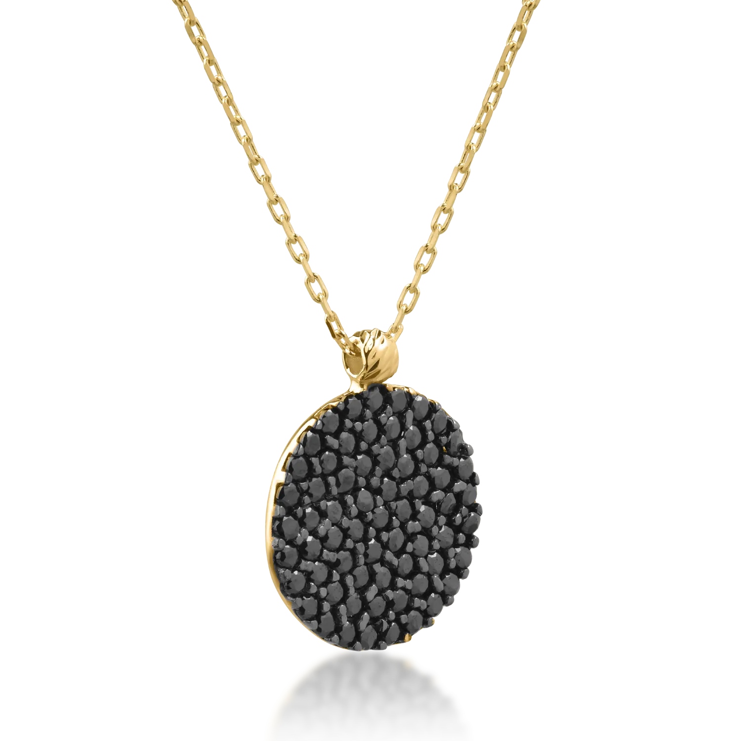 14K sárga arany medál nyaklánc