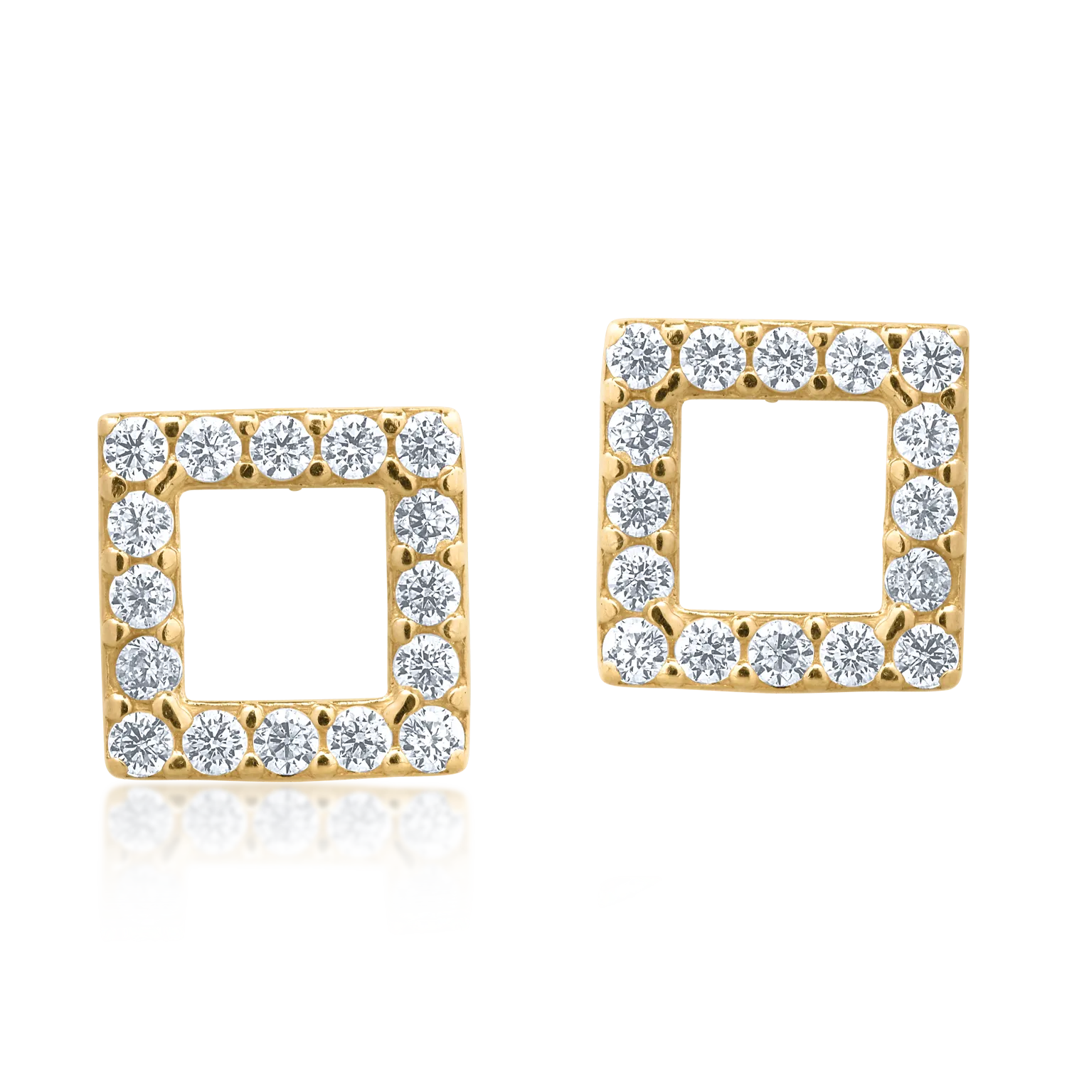 14K yellow gold earrings