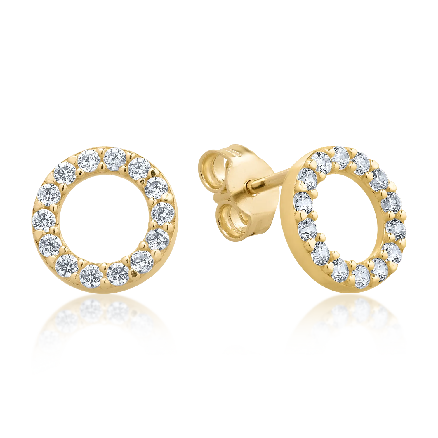 14K sárga arany fülbevaló