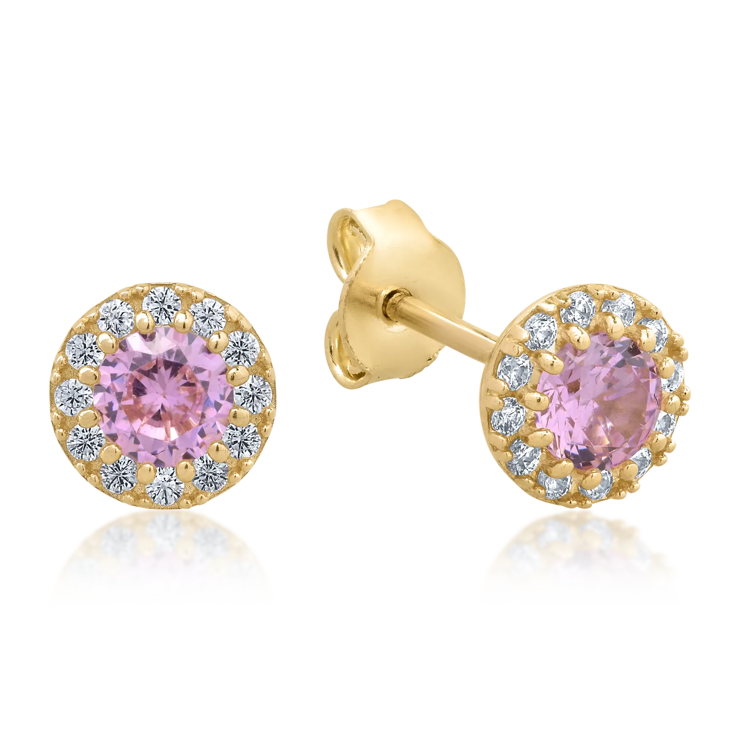 Kolczyki z 14K żółtego złota