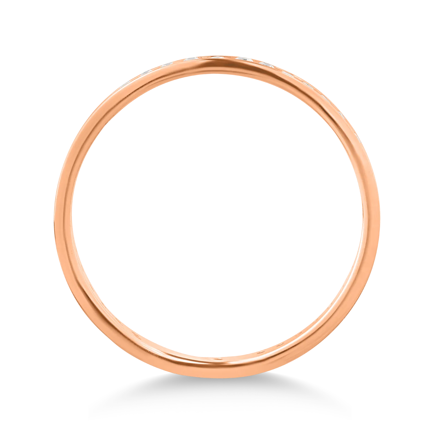 Eternity ring in rose gold