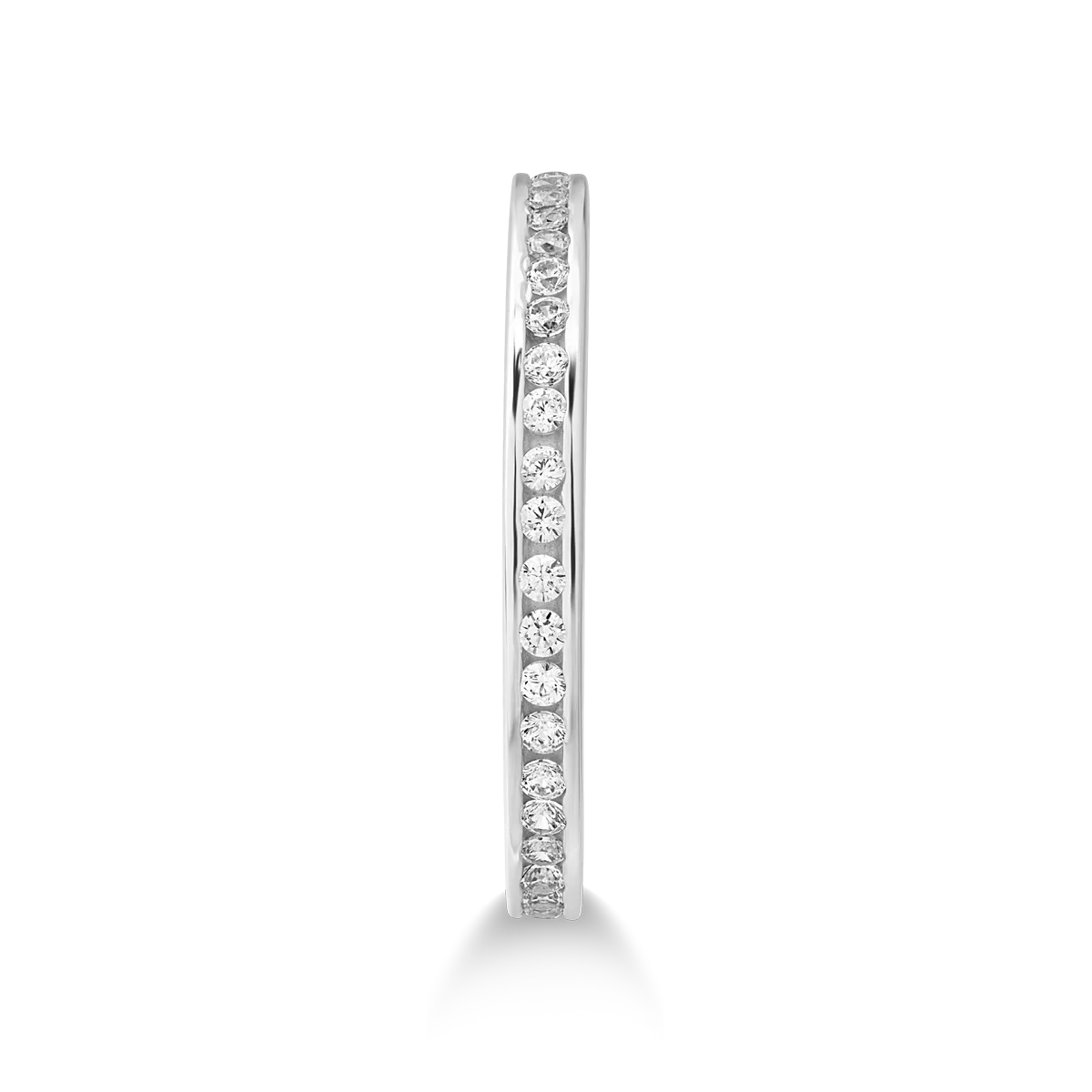 Eternity ring in white gold