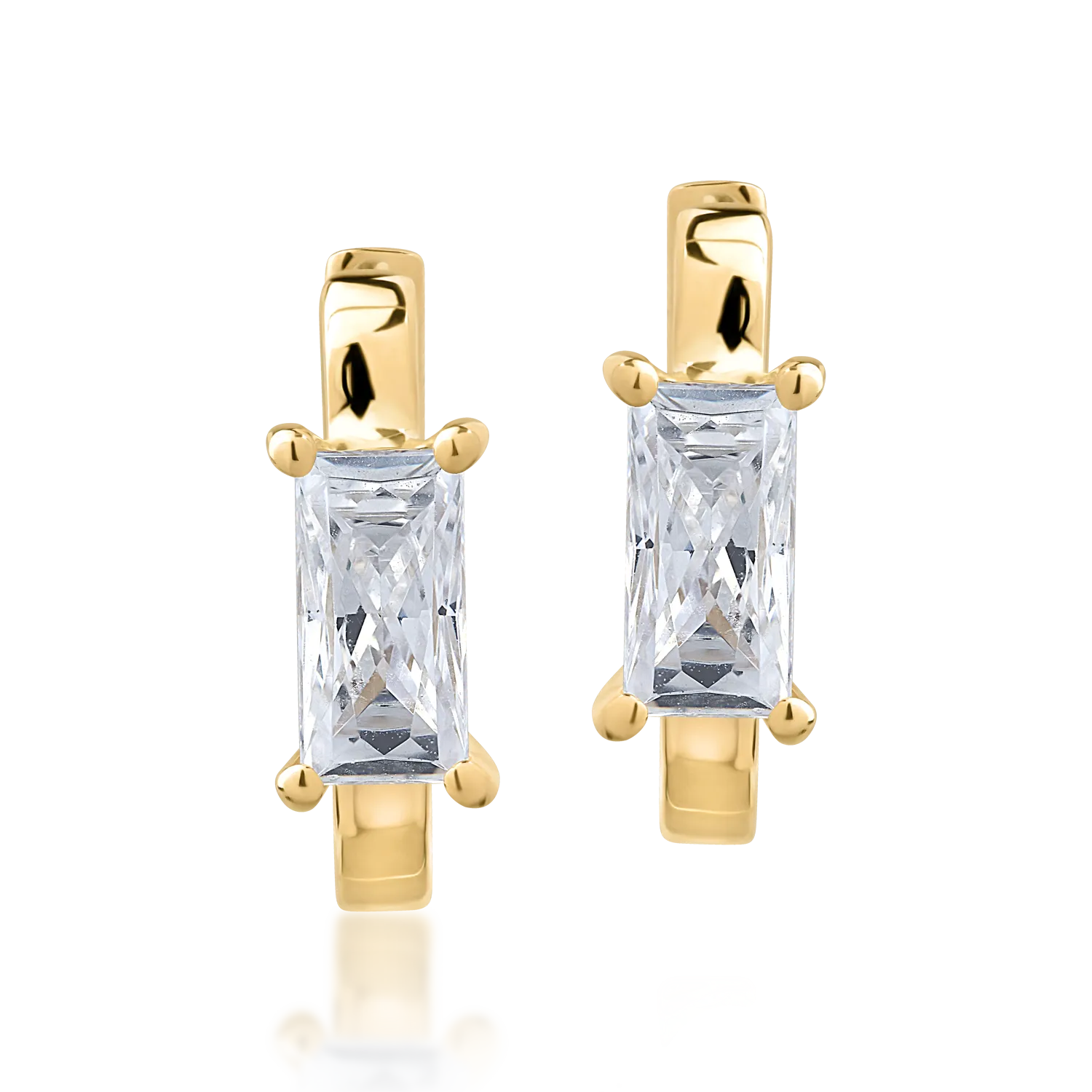 14K yellow gold earrings