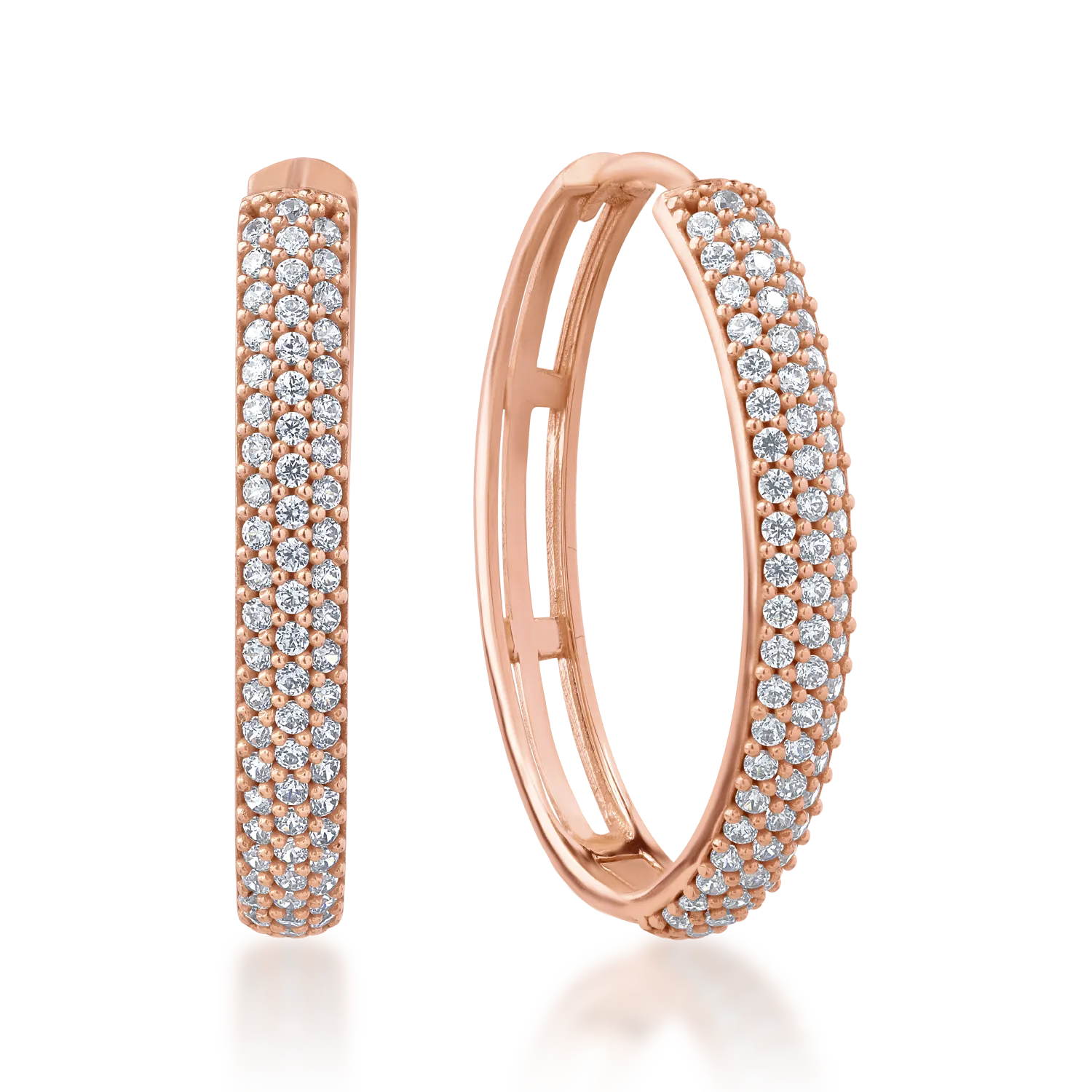 14K rose gold earrings