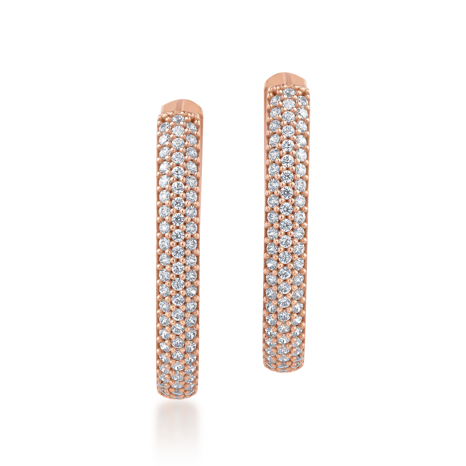 14K rose gold earrings-152539