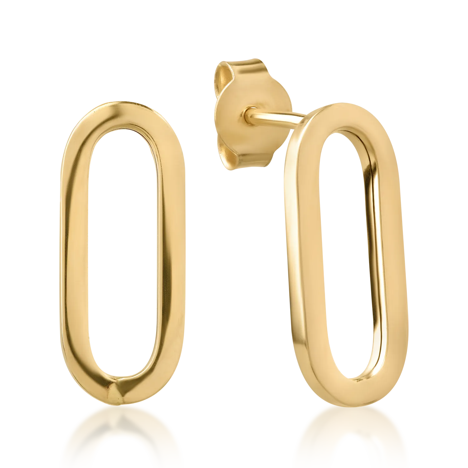 Cercei din aur galben de 14K