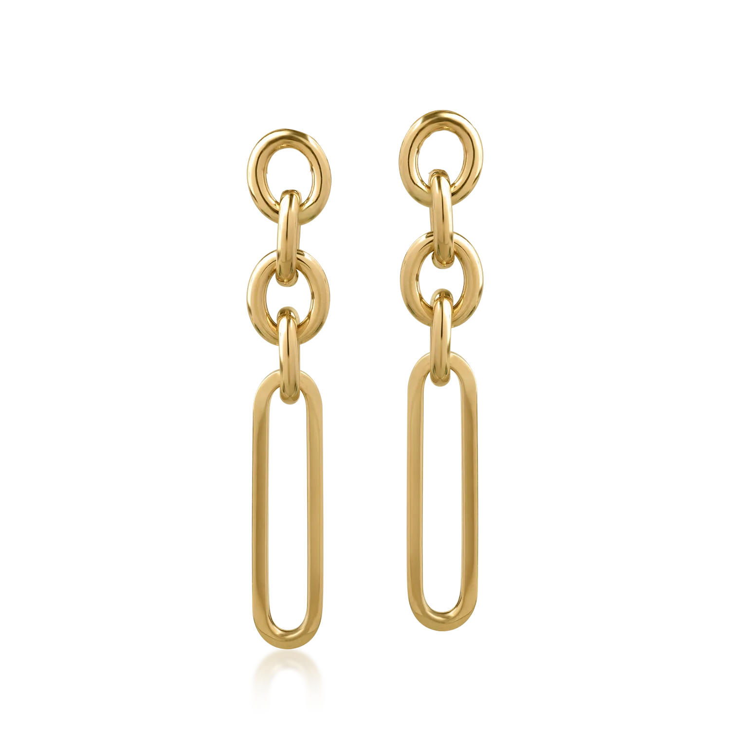 14K yellow gold earrings