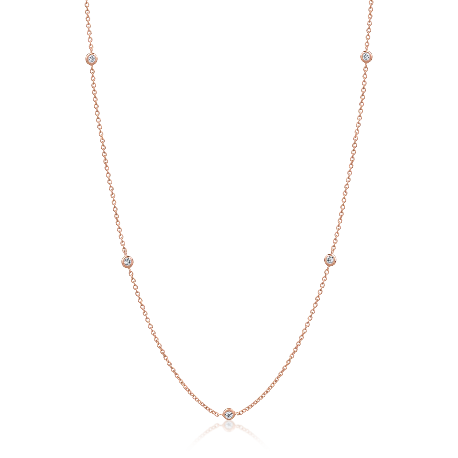 14K rose gold chain-152589