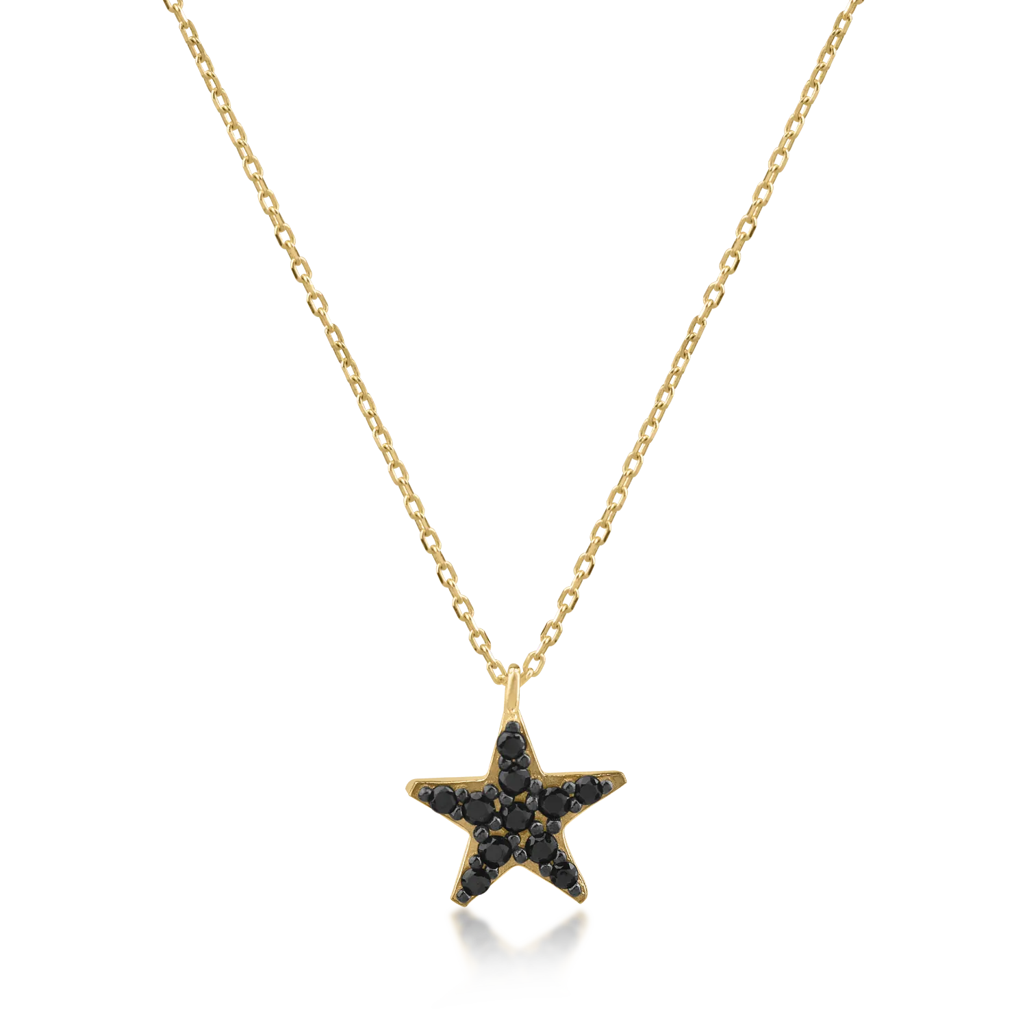 Naszyjnik z gwiazdą z żółtego złota-152733