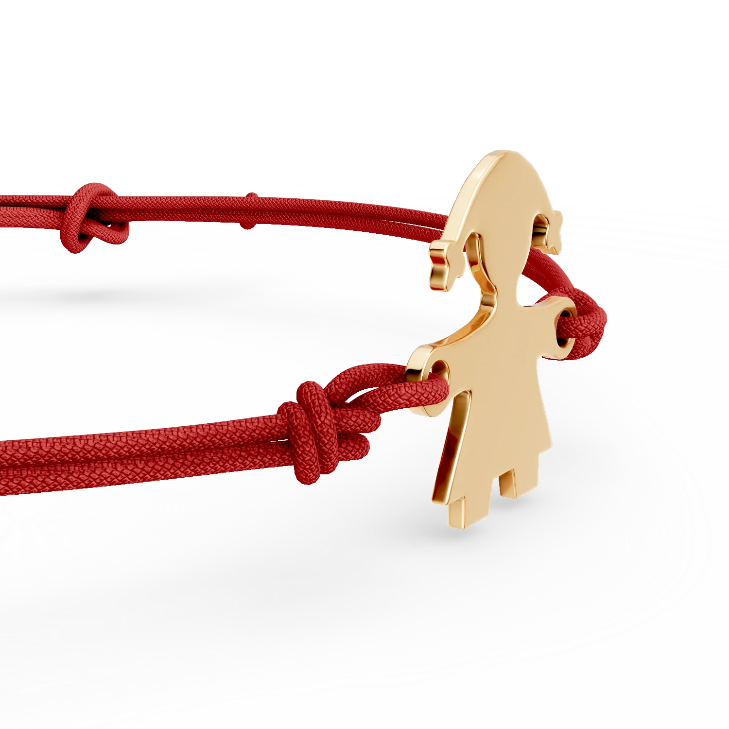 Bratara cu snur din aur galben