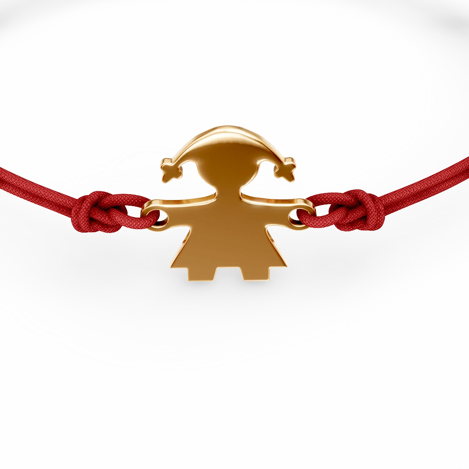 Bratara cu snur din aur galben