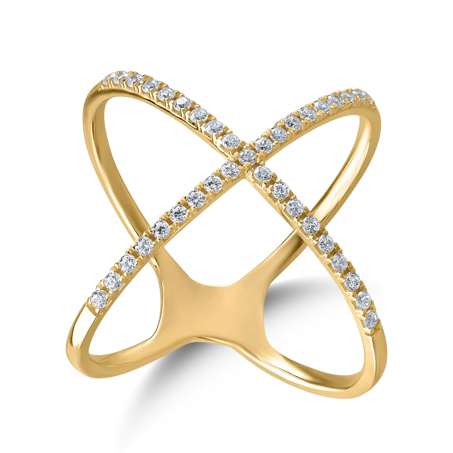 Yellow gold ring