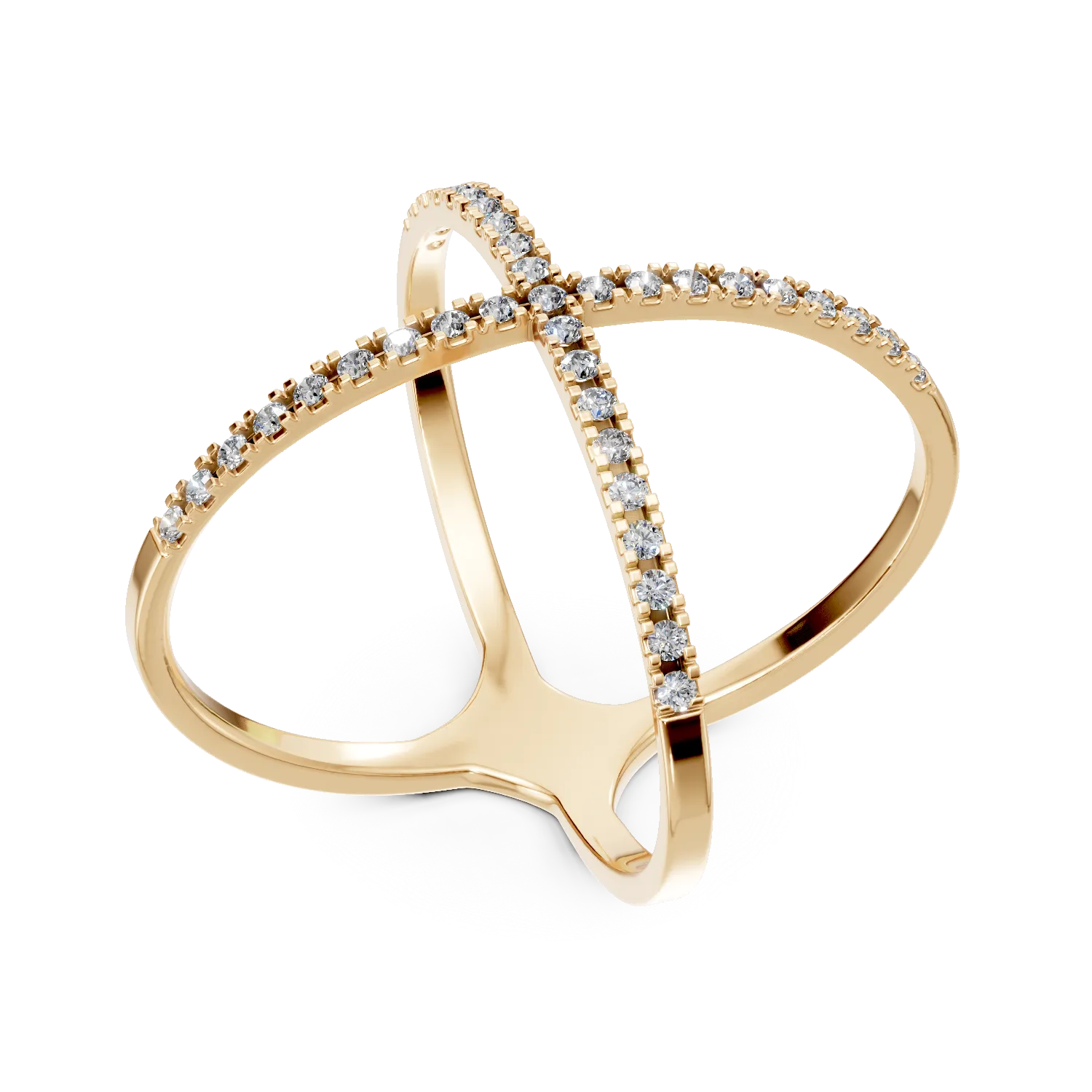Yellow gold ring
