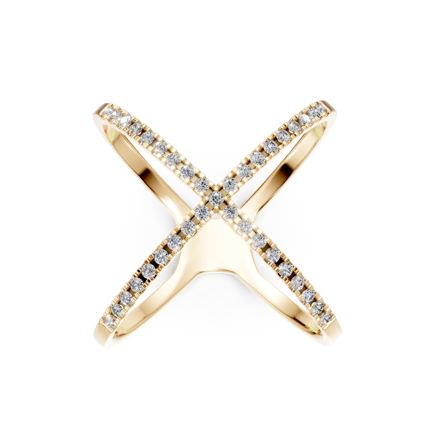 Yellow gold ring
