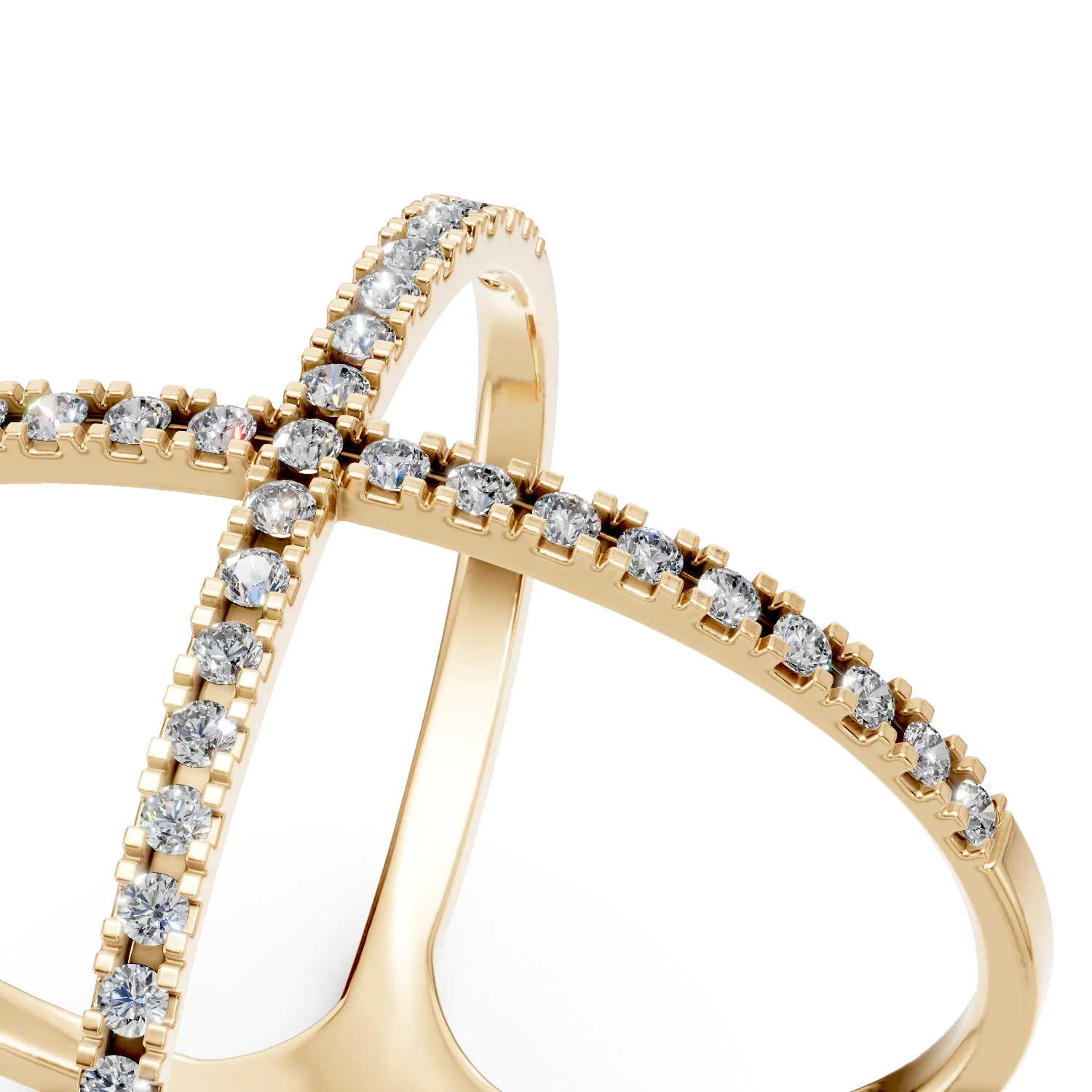 Yellow gold ring