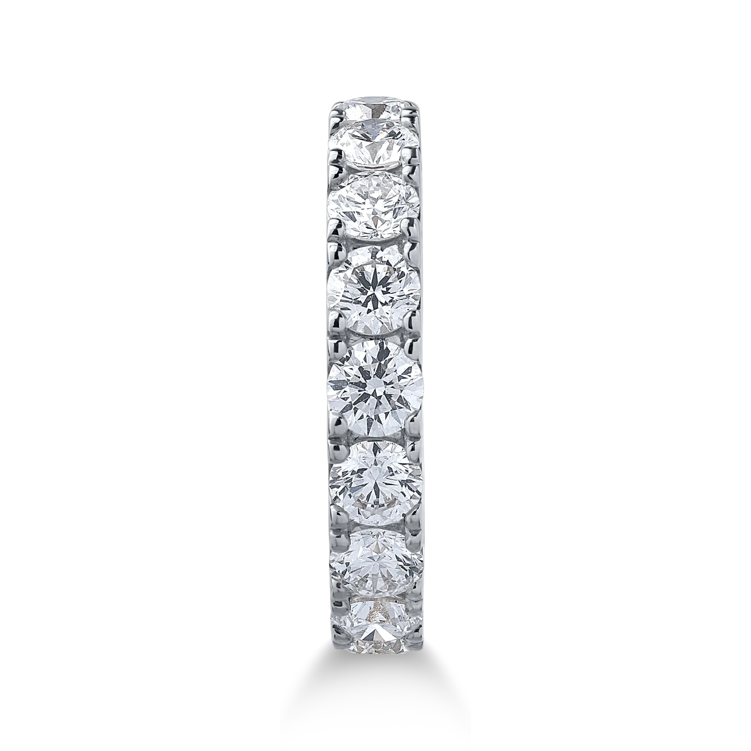 Pierścionek z 18K białego złota z brylantami o masie 1ct