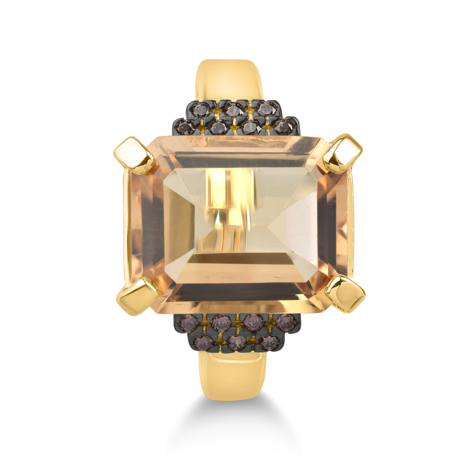 Yellow gold ring