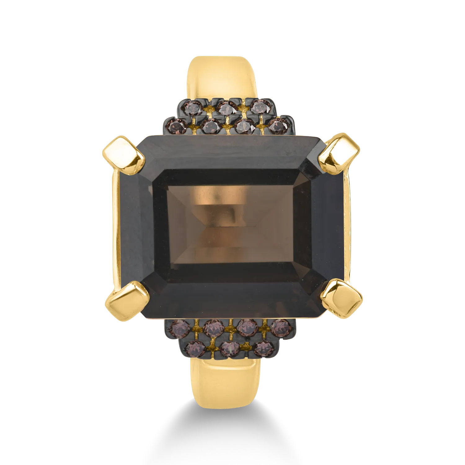Yellow gold ring
